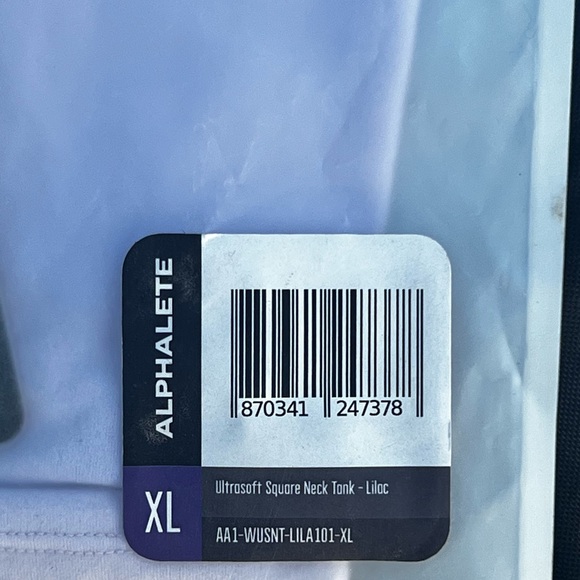 Alphalete Ultrasoft Square Neck Tank - Lilac - Picture 6 of 6